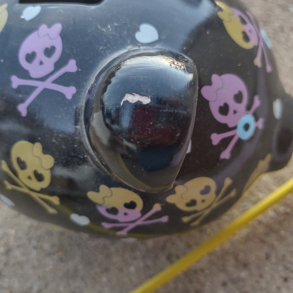 Skull crossbones  piggy bank vintage - Picture 10 of 11